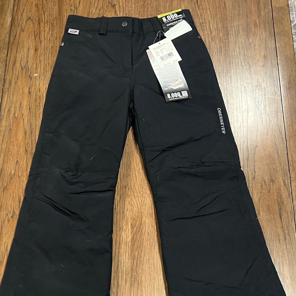 Obermeyer Girls Black Snow Pants